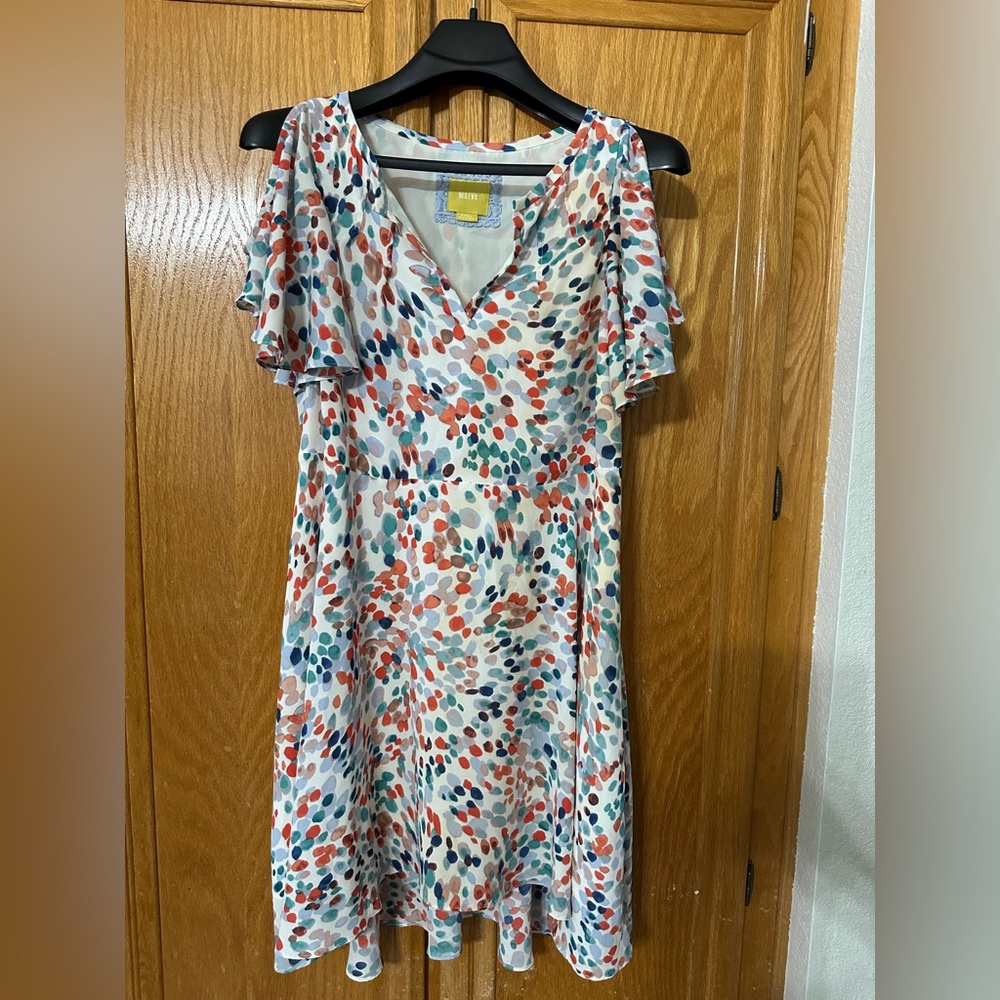 Maeve Multicolor Polka Dot Dress